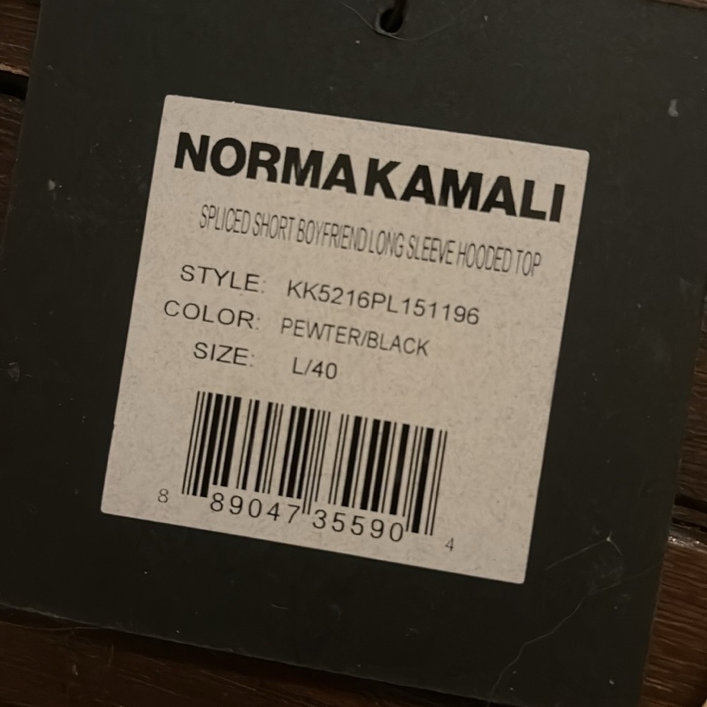 🖤💙 Norma Kamali Cowl Neck Color Block Top – Size L (40) - Picture 10 of 10